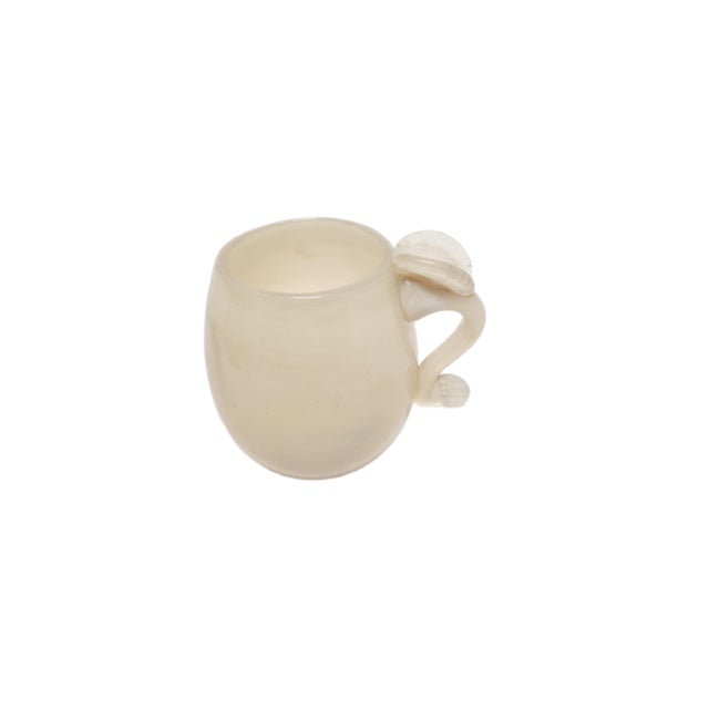 Beer Cup by J. Słuczan-Orkusz for Cracow Institute for Glassworks, Poland, 1970s, in Worn conditions. Designed 1950 to...
