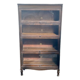Gunn Vintage Barrister Style Bookcase For Sale