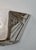 Metal 1930s Degue French Art Deco Nickeled Bronze Floral Glass Wall Sconces - A Pair For Sale - Image 7 of 12