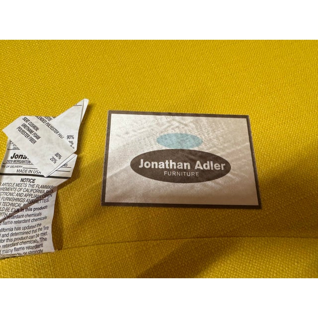 Dramatic pair of Jonathan Adler curved banquette arc modules (High Point manufacture). These were part of Adler’s modular...