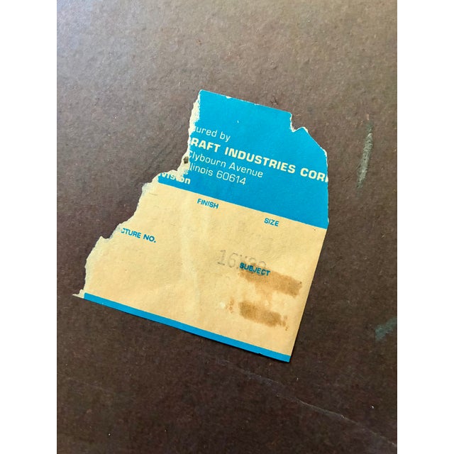 Blue Early 1980s Post Modern Abstract Multi Color Painting/ 80s Textured Wall Art For Sale - Image 8 of 8