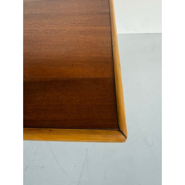 Tan Vintage Midcentury Modern Umanoff Side Table For Sale - Image 8 of 12