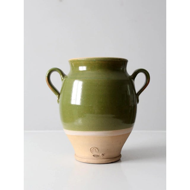 Contemporary Vintage Rowe Pottery Works Amphora Vase For Sale - Image 3 of 13