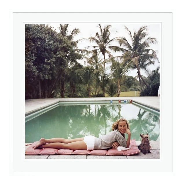 Contemporary Having a Topping Time by Slim Aarons White Framed C-Print For Sale