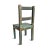 Vintage India Wood Childrens Chair For Sale - Image 4 of 7