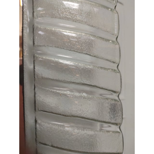 1960s Mid-Century Art Glass Mirror For Sale In New York - Image 6 of 6