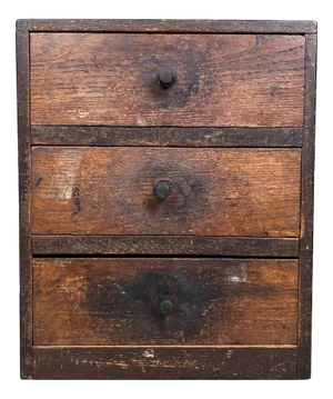Meiji Sewing Chest Haribako Taisho Japan, 1890s