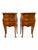 Pair of Louis XV style oak bedside tables. Marquetry. Excellent condition. Dimensions: Height 72 cm, Width 42 cm, Depth 27...