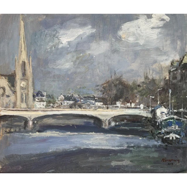 Magdalena Spasowicz, Strasbourg, Oil on Canvas on Board For Sale - Image 7 of 7