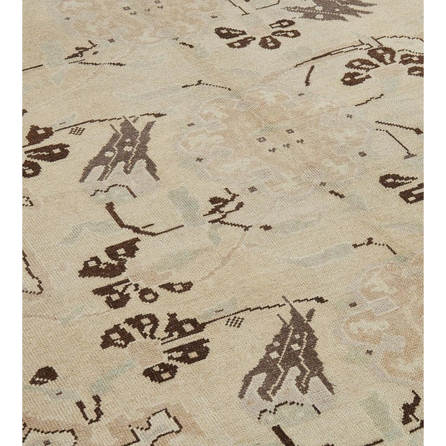 Turkish Mid 20th Century Vintage Handwoven Wool Turkish Rug For Sale - Image 3 of 7