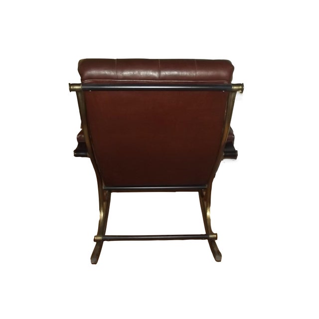 Mid-Century Modern 1960's Tubular Rocking Chair - Attributed to Lee Woodard For Sale - Image 3 of 3