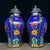 Pair of Chinese Cloisonné Enamel Hexagonal Floral Jars With Lids - 16" Tall For Sale - Image 4 of 9