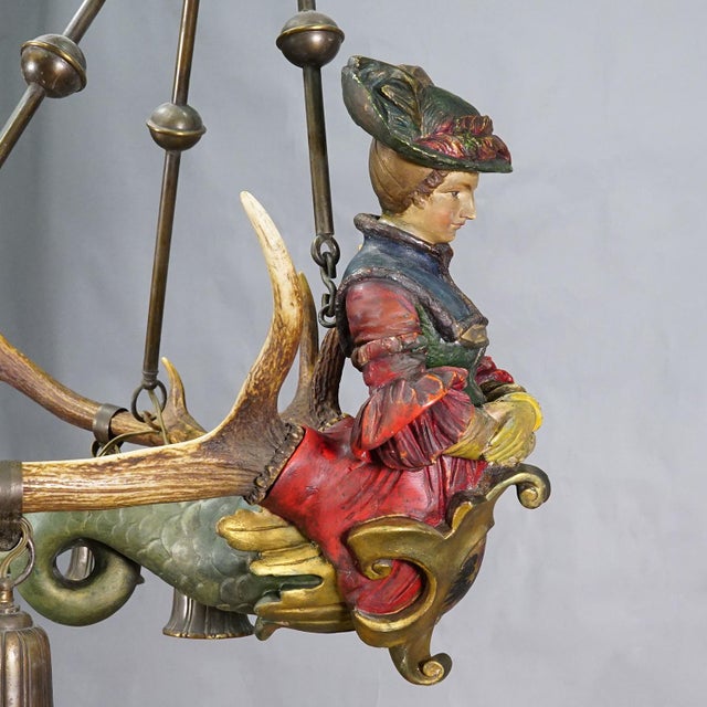Antique Lusterweibchen of a Patrician Lady, Germany 1900 For Sale - Image 13 of 13
