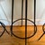 Mid 20th Century Modern Woven Rattan and Iron Swivel Counter Height Bar Stools, a Set of 3 For Sale In Raleigh - Image 6 of 8