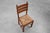 Mid-Century Modern Belgian Chair in Oak and Wicker, 1960s For Sale - Image 12 of 18