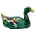 Chinoiserie Mid 20th Century Chinese Emerald Green Glazed Ceramic Duck Figurines For Sale - Image 3 of 15