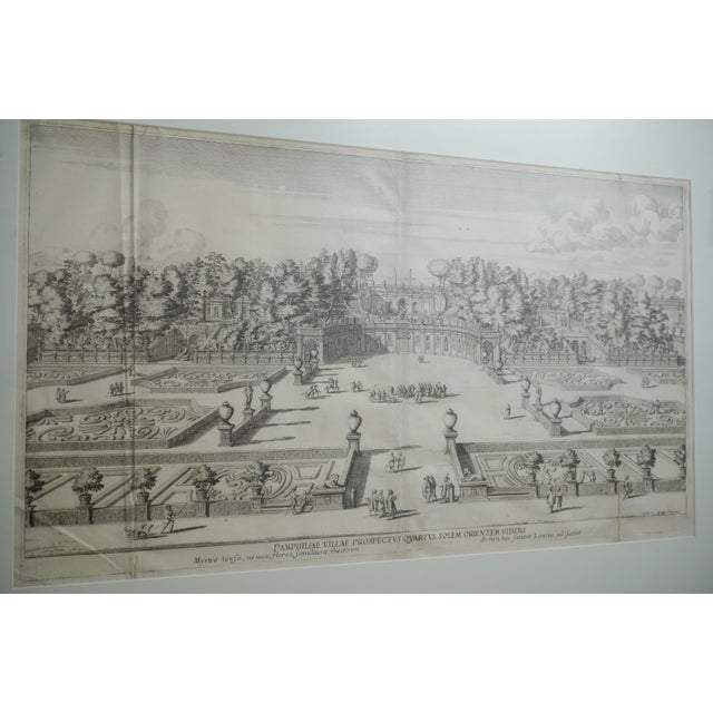 Silver Set of 4 Italian Landscape Engraving Prints in Frames For Sale - Image 8 of 15
