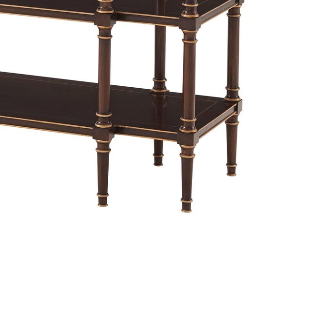 Not Yet Made - Made To Order English Three Tier Console Table For Sale - Image 5 of 5