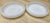 Vintage pair of handmade in Poland large milk glass centerpiece design by Barbro Wesslander and Pia Ansell for IKEA...