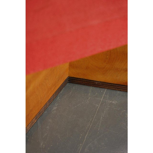 Wood Art Deco Stool, 1930s For Sale - Image 7 of 14