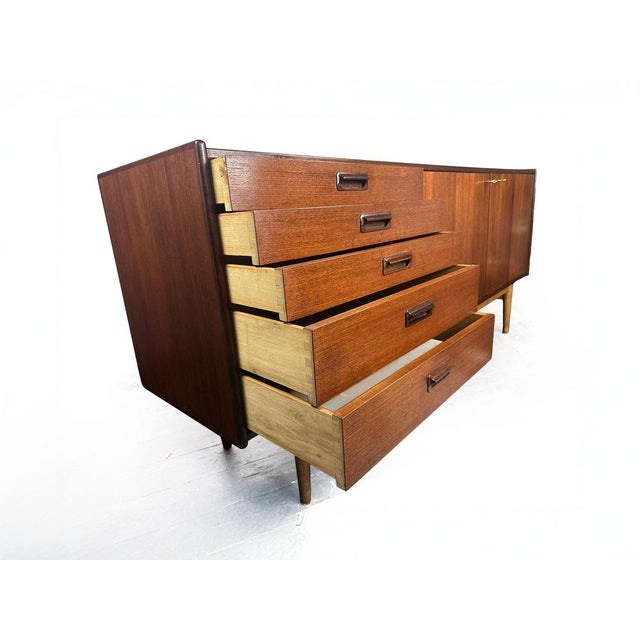 Vintage Scandinavian Teak Ulferts Tibro Sideboard by Tage Olofsson for Heals, 1950s For Sale - Image 14 of 18