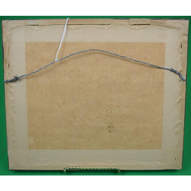 Art Sz: 4 1/2"H x 6 1/2"W Frame Sz: 10 3/8"H x 12 3/8"W Provenance: The Mary Braga Oakendale, Va Estate Belhaven is a...