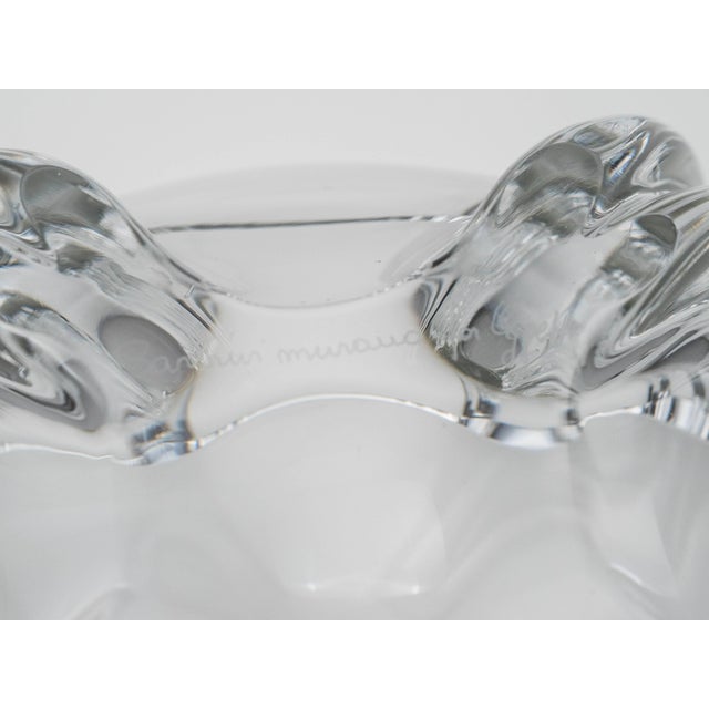 Alfredo Barbini for Oggetti Mod. 73 Clear Blown Glass Bowl, circa 1970 For Sale - Image 9 of 10