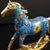 Late 20th Century Gilt Bronze Cloisonné Enamel Horse Figure on Base For Sale - Image 5 of 9