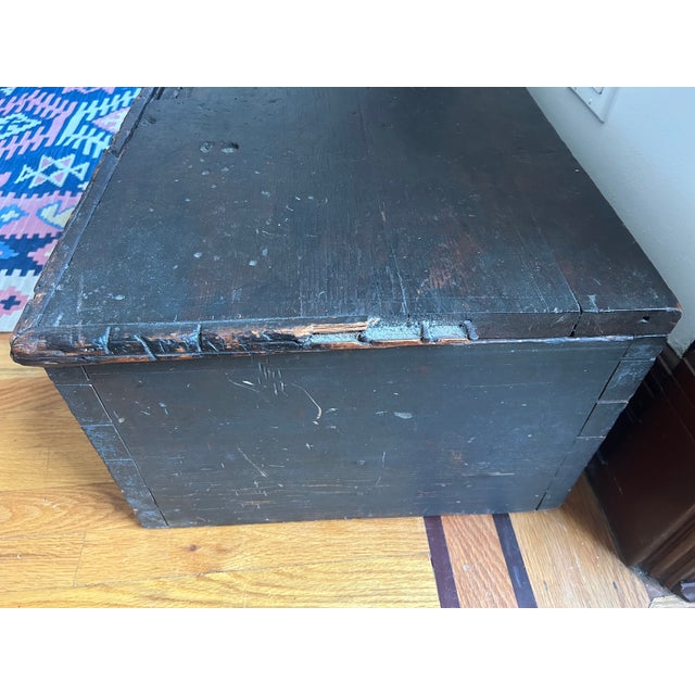 Circa 1820-1840 New England Painted Pine Chest For Sale - Image 11 of 13