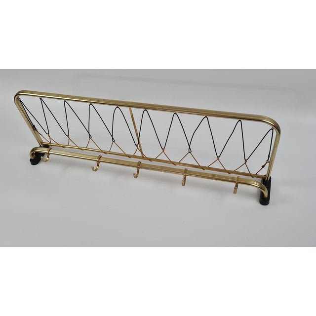 Metal Wall Hanger with Shelf, Germany, 1970s For Sale - Image 7 of 9