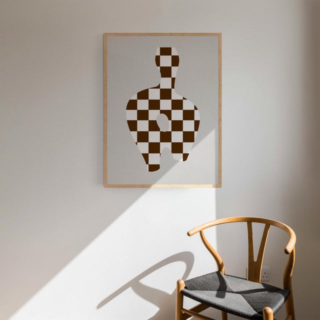 Contemporary Contemporary Abstract Checkers Giclee Print For Sale - Image 3 of 5