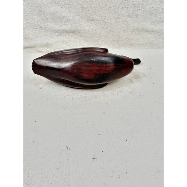 Wood Vintage Ironwood Duck Figurine For Sale - Image 7 of 7