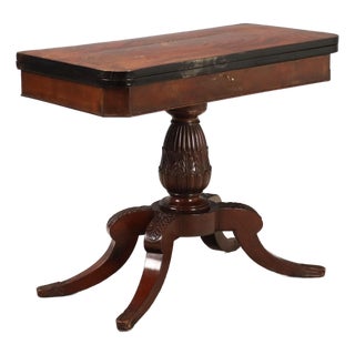Mahogany Game Table, England, Mid-19th Century For Sale