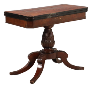 Mahogany Game Table, England, Mid-19th Century