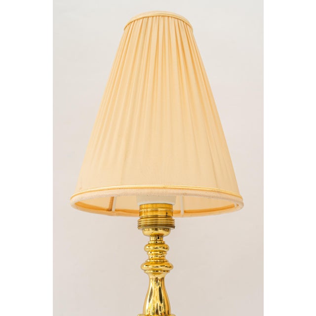 Historistic Table Lamp with Fabric Shade, Vienna, 1890s For Sale - Image 10 of 18
