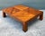 Wood Vintage Chevron Wood Coffee Table For Sale - Image 7 of 12