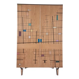 Vintage Wardrobe by Francisek Mezulanik, 1960s For Sale