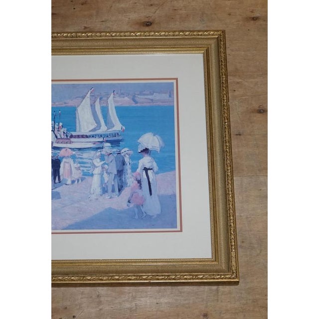 Ethel Fox, Quay at Dinard, Paper, Framed For Sale - Image 3 of 11