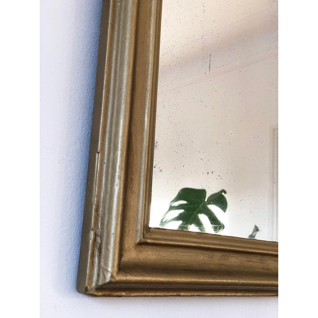 Antique French Louis Philippe Full Length Mirror – Gold, Late 19th Century For Sale - Image 4 of 9