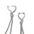 Early 21st Century Kwiat Entwine Collection Platinum 2.05ctw Pave Diamond Knotted Drop Earrings, Pair For Sale - Image 5 of 7