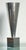 Metal Vintage Monumental Az Cast Aluminum Cone Vase For Sale - Image 7 of 11