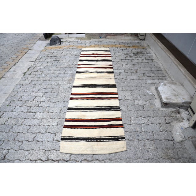 Tribal Handmade Bohemian Runner For Sale - Image 11 of 11
