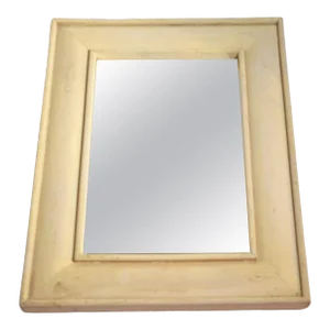 20Thc Original Cream Painted Mirror