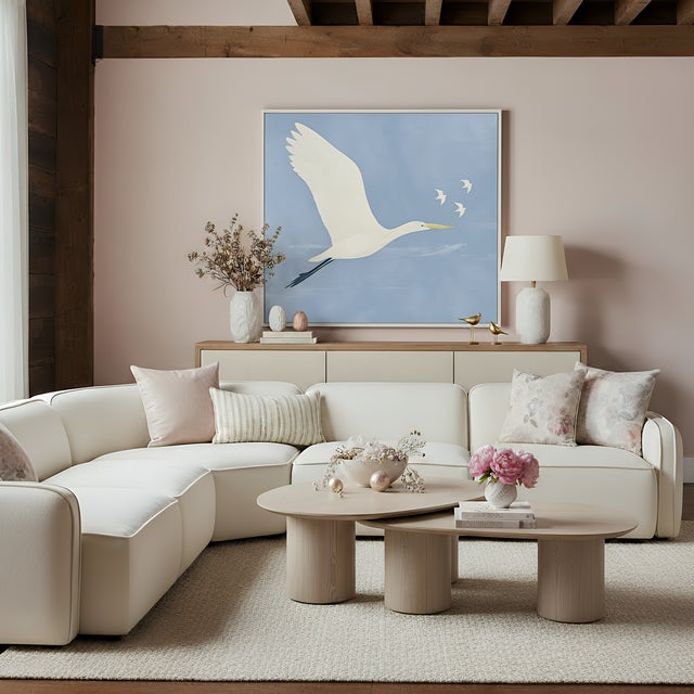 Retro vibes meet modern living with the Travie Modular Sectional, where soft performance corduroy velvet and upcycled...