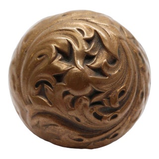 Antique Bronze Romanesque Corbin Dresden Door Knob For Sale