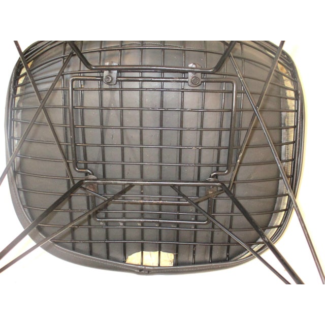 Early Eames Upholstered Wire Rocking Chair for Herman Miller For Sale - Image 9 of 13