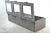 Three Window Zinc Storage/Display Box For Sale - Image 4 of 7