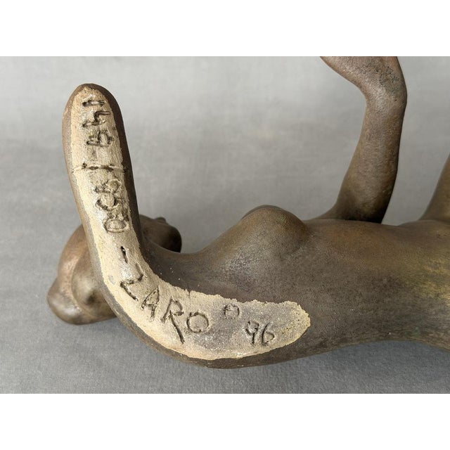 1990s George Zaro Tudzarov, Female Nude, 1996, Raku Ceramic For Sale - Image 5 of 8