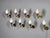 Fog & Mørup, Eight Wall Lights, Brass, Glass, Denmark, 1950s For Sale In New York - Image 6 of 15