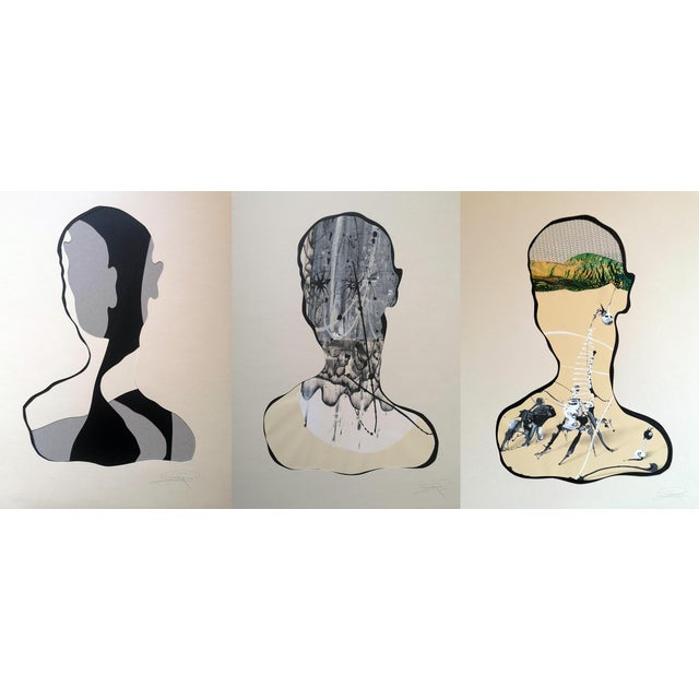 Early 21st Century Stefano Mazzolini, S3D, 2022, Collage & Acrylic on Paper For Sale - Image 5 of 5